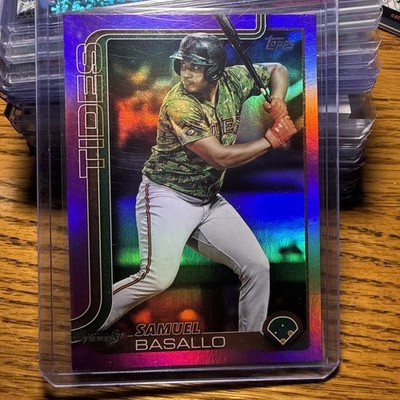 2025 Topps Pro Debut Baseball Fuchsia Foil # PD-170 Samuel Basallo /199