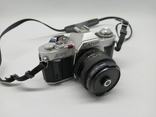 Canon AV-1 SLR Film Camera Silver with 50 mm With Strap Untested