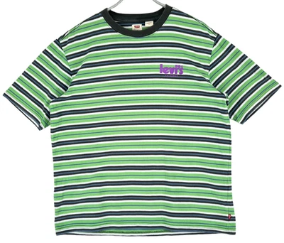 Levi's T-Shirt Col Rond Manches Courtes Homme Coton Taille M Gris - Photo 1/4