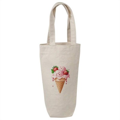''Melting Strawberry Ice Cream'' Baumwolle Weinflasche Geschenk/Reisetasche (BL00047713)