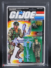 1989 Hasbro GI Joe Series 8 Recoil 34 Back AFA 80 C80 B80 F85 MOC