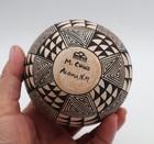 Acoma Pot Seedpot Fine Line Designs Traditional M Chino Patina 3.5" W — photo 8