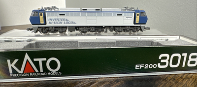 KATO 3018 N Scale Electric Locomotive EF200 Inverter Hi-Tech Loco