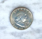 1948 Benjamin Franklin Half Dollar AU Uncirculated Coin