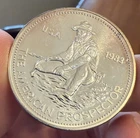1983 Engelhard The American Prospector 1oz .999 Fine Silver Round Rare Key Date