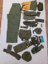 Vietnam War U.S. Army Field Gear Large Lot, Very Nice