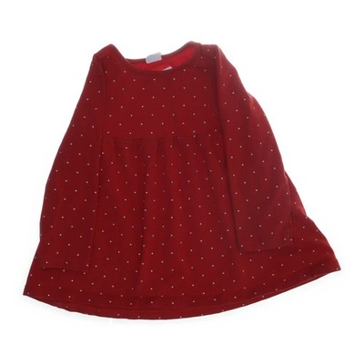 H&M, Kleid, Größe: 86, Rot/Weiß, Baumwolle/Elasthan, Gepunktet, Mädchen #fls