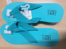 NEW WOMENS EASY USA WEDGE BEACH SANDAL 4 COLORS SIZE 7 TO 11