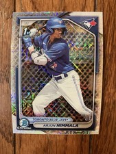2024 Bowman Chrome Arjun Nimmala #BCP-142 Mojo Refractor NM-M
