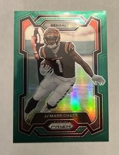 2023 Panini Prizm - Ja'Marr Chase #56 Green Prizm