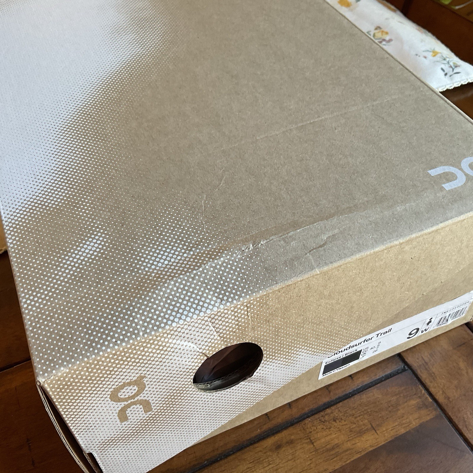 On Cloud Cloudsurfer Trail Shoe Box Empty BOX ONL… - image 7