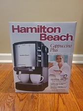 NEW Hamilton Beach Cappuccino Plus Espresso M...