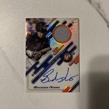 2025 Brandon Nimmo Topps Pristine Auto Relic PPAR-BN Refractor Hot SP!