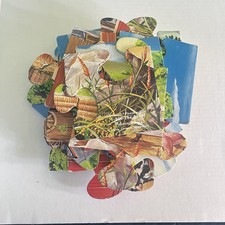 Vintage Melissa Doug Jumbo 24 Pieces Floor Puzzle Farm Animals