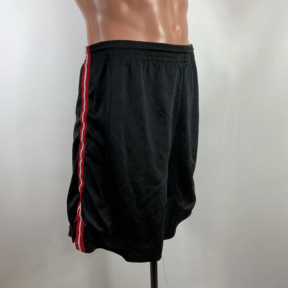 Pantalones Cortos De Colección Años 80 Champion Cornell Malla Brillante Negro Rayas XL Ivy League Raro Foto 3 de 4