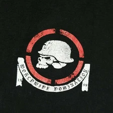 METAL MULLISHA TSHIRT MEN'S MEDIUM SHORT SLEEVE CREW NECK BLACK