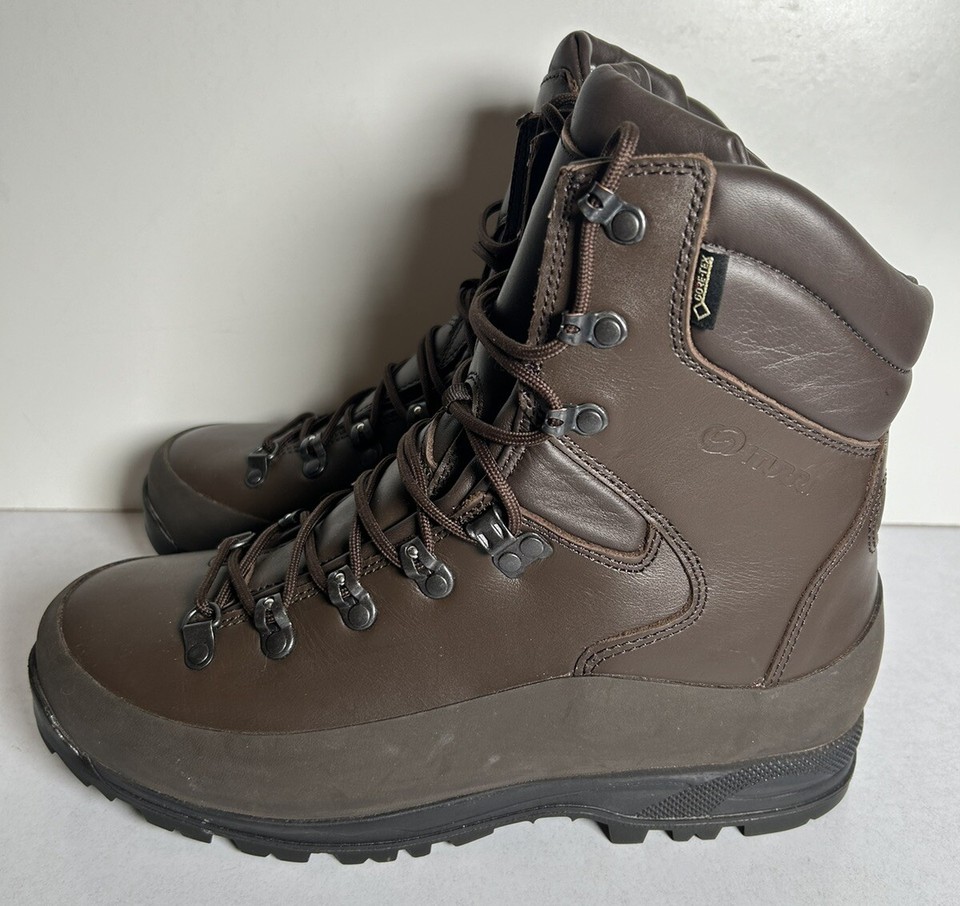 British Army Iturri Brown Leather Goretex Cold Wet Weather Combat Boots