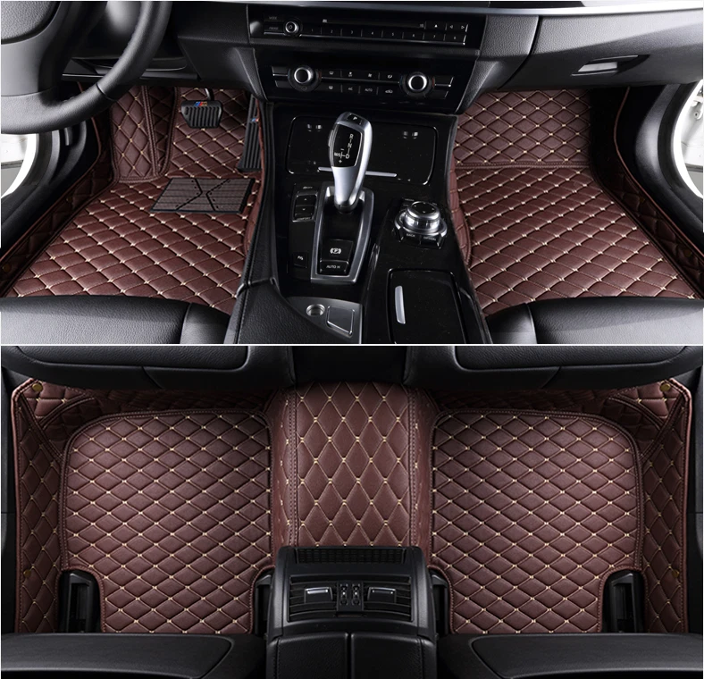 For Nissan Full Cover Car Floor Carpets Mats Custom Waterproof 2 Rows Rugs - Изображение 3 из 4