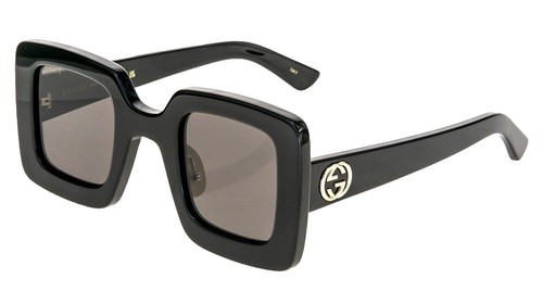 GUCCI Sunglasses Plastic BLK BLU Men's GG0204SK | eBay