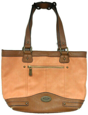BOC Born Concept Purse Bag Tote Handbag Pink & Brown Medium | eBay