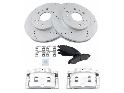54GF74N Front Brake Pad Rotor and Caliper Set Fits 2008 Cadillac Escalade EXT