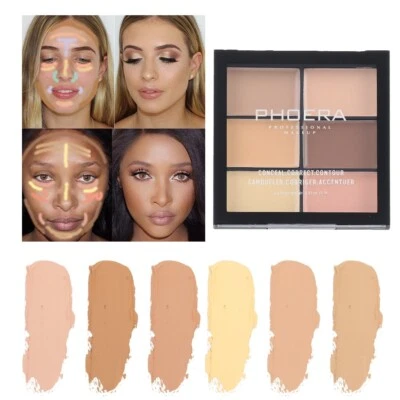 PHOERA Creme Concealer & Contour Palette - Full Coverage | Augenringe | Akne