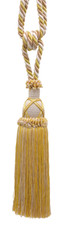 DÉCOPRO Tassel Tieback, Color# 2523 - Ivory Beige Gold [Sold Individually]