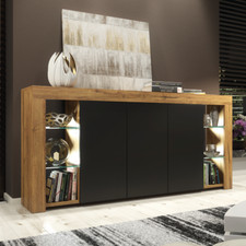 Image of Sideboard TV Unit Display Cabinet TV Stand Living Room High Gloss/Matt Doors