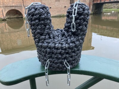 Rope Fender V Bow Narrowboat Barge Canal Boat Rubber Core | eBay UK
