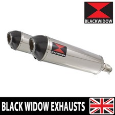 CB1100 CB 1100 X11 200-2003 4-2 Twin Exhaust Silencers 400mm Oval 400ST
