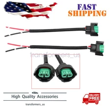 2 PCS Wire Pigtail Female C H11 Two Harness Fit Fog Light Bulb Lamp Connector