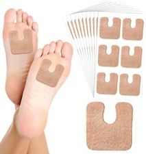 60 Pcs U Shaped Felt Callus Pads Metatarsal Pads Forefoot Foot Pads Pain Relief