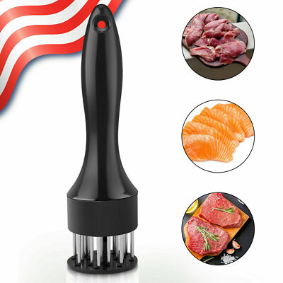 Professional Meat Tenderizer Stainless Steel Needle Cooking Hammer Kitchen Tool