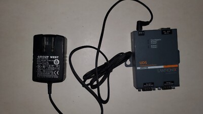 LANTRONIX UDS2100 2 PORT DEVICE SERVER FOR SERIAL TO ETHERNET ADAPTER