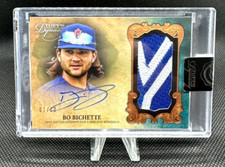 2021 TOPPS DYNASTY BO BICHETTE PATCH AUTO #/10 TORONTO BLUE JAYS