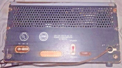 Radio Ancienne Hallicrafters S-38D AM/ondes Courtes - Pour Pièces, S'allume Mais Ne Fonctionne Pas
