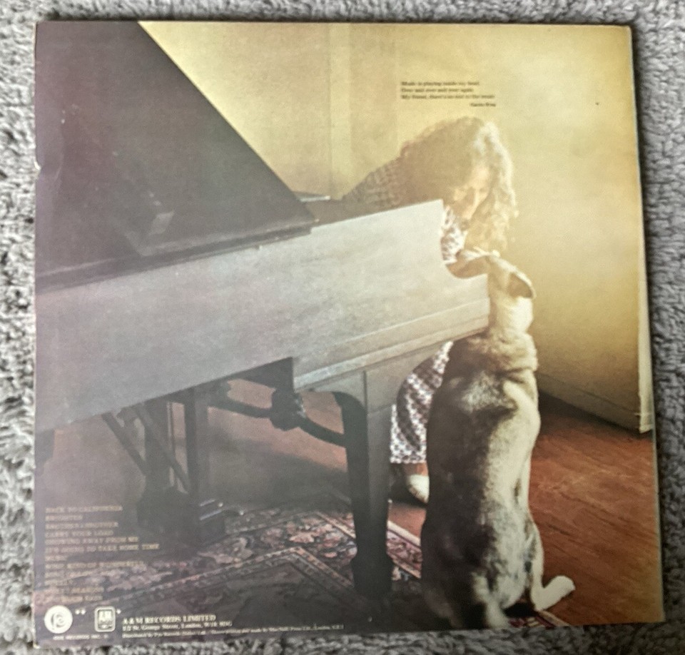 2 Original Carole King LP Vinyl Albums 1971 Tapestry AMLS 2025 Music