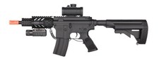 Goldenball M83A2 M4 CQC Electric AEG Airsoft Rifle Gun w/ Red Dot Light BLACK