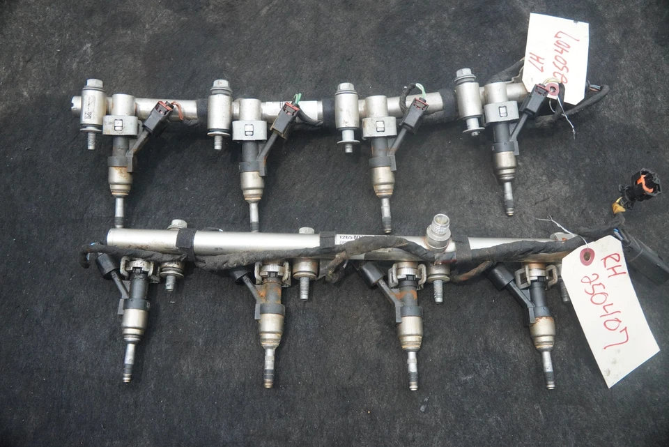 High Pressure Fuel Injection Rail Pipe 8 Injector Set Chevrolet Corvette C7 - Image 2 of 4