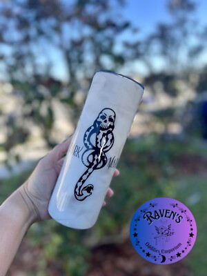 Dark Mark Epoxy 20oz Tumbler, Morsmordre, Voldemort, Death Eater Symbol