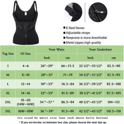 Faja Para Adelgazar Reductoras Abdomen Faja De Ejercicio Tank Top Mujer y Hombre - Picture 26 of 38