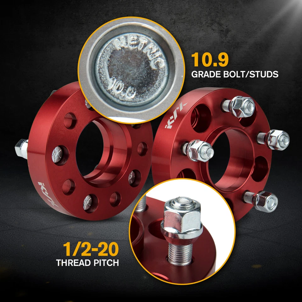 Adaptadores espaciadores de rueda 2 piezas centrados en el cubo 5x4,5 5x114,3 para Ford Mustang Foto 3 de 4