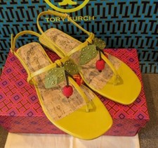 Tory Burch cherry Sandals size 9 NIB