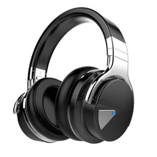 Cowin E7 Wireless Bluetooth Over th Ear Headphones - Black