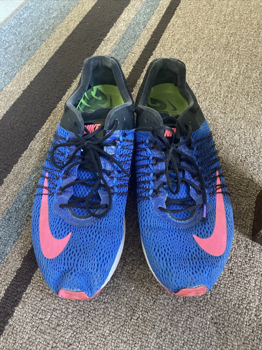 Nike Air Zoom Streak 5 Running Shoes Mens 11.5 (641318 400) Blue Pink
