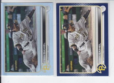 2 - 2022 Topps BEN GAMEL Rainbow foil + Royal Blue Pirates #285