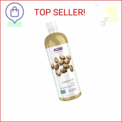 NOW Foods Solutions, Castor Oil, 100% Pure Versatile Skin Care, Multi-Purpose Sk