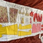 1960’s Vintage Barbie Clothing Fabric Panel - Evening Wear Uncut