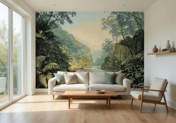 Consalnet Jungle BäUme Wald Vlies Fototapete Schlafzimmer Wandbild 312X219Cm-image