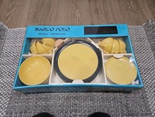 Vintage MIRAMAR of CALIFORNIA Topaz MARCO POLO Melamine Melmac Dinnerware NEW